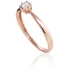 Diamond Sky Jewelry Auksinis žiedas su deimantais „Solitaras“