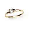 Diamond Sky Jewelry Auksinis žiedas su cirkoniais „Klasika Gold XII“