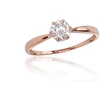 Diamond Sky Jewelry Auksinis žiedas su cirkoniais „Naujoji Klasika“
