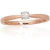 Diamond Sky Jewelry Auksinis žiedas su deimantais „Solitaras IX“