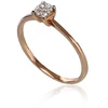 Diamond Sky Jewelry Auksinis žiedas su deimantais „Solitaras VI“
