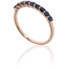 Diamond Sky Jewelry Auksinis žiedas su safyrais „Atėnė IX“