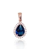 Diamond Sky Jewelry Auksinis pakabukas su cirkoniais „Dangaus Lašas II“