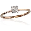 Diamond Sky Jewelry Auksinis žiedas su deimantais „Solitaras VI“