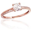 Diamond Sky Jewelry Auksinis žiedas su cirkoniais „Klasika Gold IX“