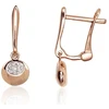 Diamond Sky Jewelry Auksiniai auskarai su deimantais „Klasika III“