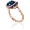 Diamond Sky Jewelry Auksinis žiedas su deimantais, topazais ir safyrais „Constellation II“