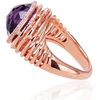 Diamond Sky Jewelry Auksinis žiedas su deimantais ir ametistais „Lourdes“