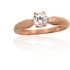 Diamond Sky Jewelry Auksinis žiedas su cirkoniais „Naujoji Klasika X“