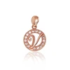 Diamond Sky Jewelry Auksinis raidės pakabukas su cirkoniais „V“