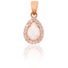 Diamond Sky Jewelry Auksinis pakabukas su cirkoniais ir opalitu „Masterpiece II“