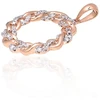 Diamond Sky Jewelry Auksinis pakabukas su deimantais „Omega“
