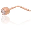 Diamond Sky Jewelry Auksinis pilvo auskaras su cirkoniais „Juno Mini VI“