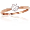 Diamond Sky Jewelry Auksinis žiedas su cirkoniais „Juno Gold XIX“