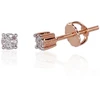 Diamond Sky Jewelry Auksiniai auskarai su deimantais „Klasika“