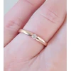 Diamond Sky Jewelry Auksinis žiedas su deimantais „Naujoji Klasika II“