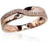 Diamond Sky Jewelry Auksinis žiedas su deimantais „Joanna V“