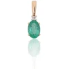 Diamond Sky Jewelry Auksinis pakabukas su deimantais ir smaragdais „Notika VII“