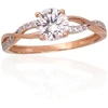 Diamond Sky Jewelry Auksinis žiedas su cirkoniais „Juno Gold XXIV“