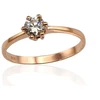 Diamond Sky Jewelry Auksinis žiedas su cirkoniais „Naujoji Klasika VII“