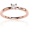 Diamond Sky Jewelry Auksinis žiedas su deimantais „Solitaras VIII“