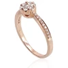 Diamond Sky Jewelry Auksinis žiedas su deimantais „Deimantų Gėlė III“