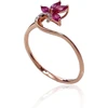 Diamond Sky Jewelry Auksinis žiedas su deimantais ir rubinais „Crystallite V“
