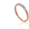 Diamond Sky Jewelry Auksinis žiedas su deimantais „Auksinė Meilė X“