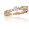 Diamond Sky Jewelry Auksinis žiedas su deimantais „Grakštumas V“