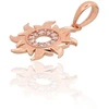 Diamond Sky Jewelry Auksinis pakabukas su cirkoniais „Auksinė Saulė XXIII“