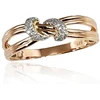 Diamond Sky Jewelry Auksinis žiedas su deimantais „Omega“