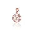 Diamond Sky Jewelry Auksinis raidės pakabukas su cirkoniais „D“