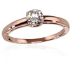 Diamond Sky Jewelry Auksinis žiedas su cirkoniais „Klasika Gold IV“