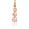 Diamond Sky Jewelry Auksinis pakabukas su cirkoniais „Juno III“