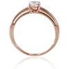 Diamond Sky Jewelry Auksinis žiedas su cirkoniais „Klasika Gold IV“