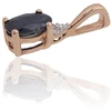 Diamond Sky Jewelry Auksinis pakabukas su deimantais ir safyrais „Constance II“