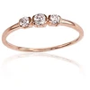 Diamond Sky Jewelry Auksinis žiedas su deimantais „Auksinė Meilė VIII“