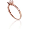 Diamond Sky Jewelry Auksinis žiedas su cirkoniais „Klasika Gold IX“
