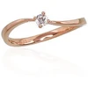Diamond Sky Jewelry Auksinis žiedas su deimantais „Kometa II“