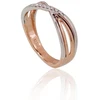 Diamond Sky Jewelry Auksinis žiedas su deimantais „X-Factor“