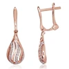 Diamond Sky Jewelry Auksiniai auskarai su deimantais „Golden Drop II“