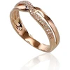 Diamond Sky Jewelry Auksinis žiedas su deimantais „Joanna V“