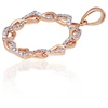 Diamond Sky Jewelry Auksinis pakabukas su deimantais „Omega II“