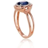 Diamond Sky Jewelry Auksinis žiedas su deimantais ir safyrais „Ferro IX“