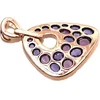 Diamond Sky Jewelry Auksinis pakabukas su deimantais ir ametistais „Saulėta Simfonija III“
