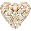Diamond Sky Jewelry Segė moterims DiamondSky „Crystal Heart II“ (Aurora Borealis) su Swarovski kristalais