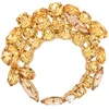 Diamond Sky Jewelry Segė moterims DiamondSky „Kristalo Šakelė (Golden Topaz / Colorado Topaz)“ su Swarovski kristalais