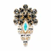 Diamond Sky Jewelry Segė moterims DiamondSky „Mirtel (Sidabrinis Night / Graphite / Aurora Borealis)“ su Swarovski kristalais