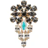 Diamond Sky Jewelry Segė moterims DiamondSky „Mirtel (Sidabrinis Night / Graphite / Aurora Borealis)“ su Swarovski kristalais