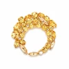 Diamond Sky Jewelry Segė moterims DiamondSky „Kristalo Šakelė (Golden Topaz / Colorado Topaz)“ su Swarovski kristalais